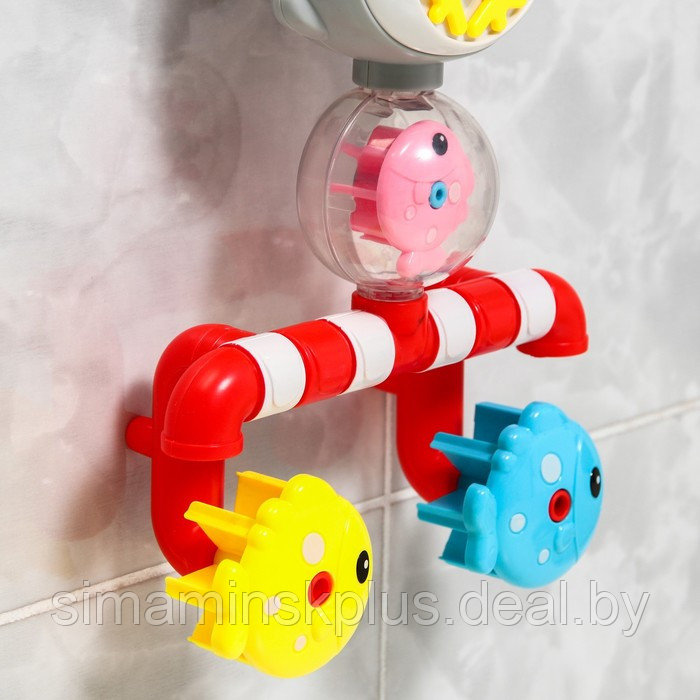 Набор игрушек для игры в ванне «Пингвинчик МАХ - мельница» - фото 3 - id-p199007623