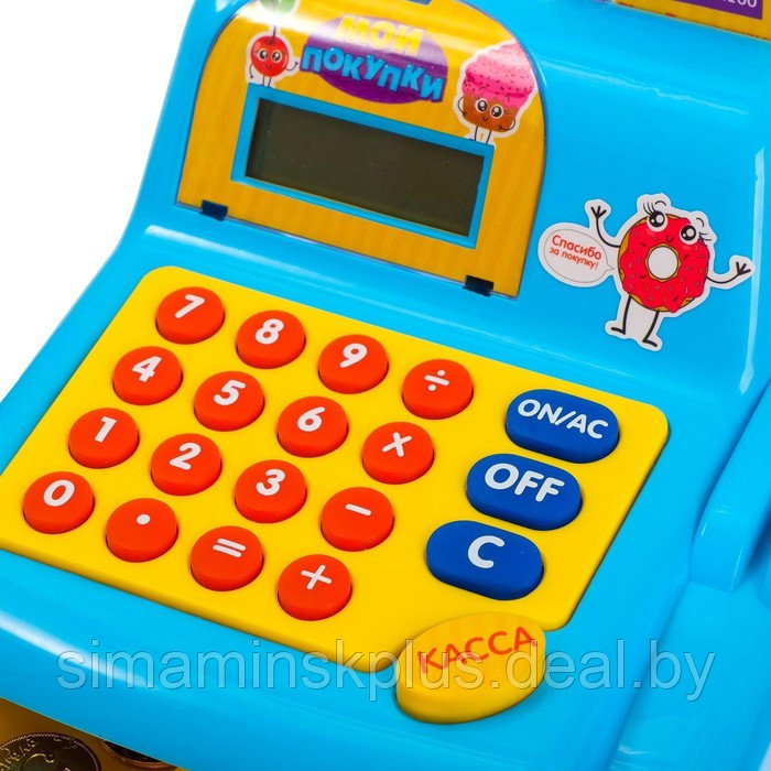 Касса-калькулятор «Мои покупки», с аксессуарами - фото 2 - id-p199005168
