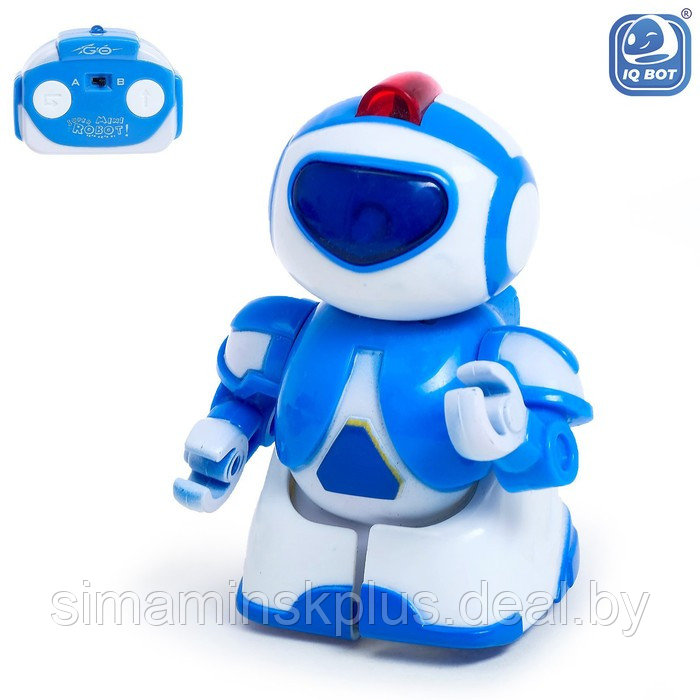 Робот радиоуправляемый «Минибот», световые эффекты, цвет синий - фото 1 - id-p199009962