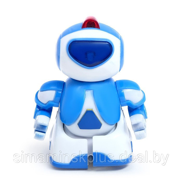Робот радиоуправляемый «Минибот», световые эффекты, цвет синий - фото 2 - id-p199009962