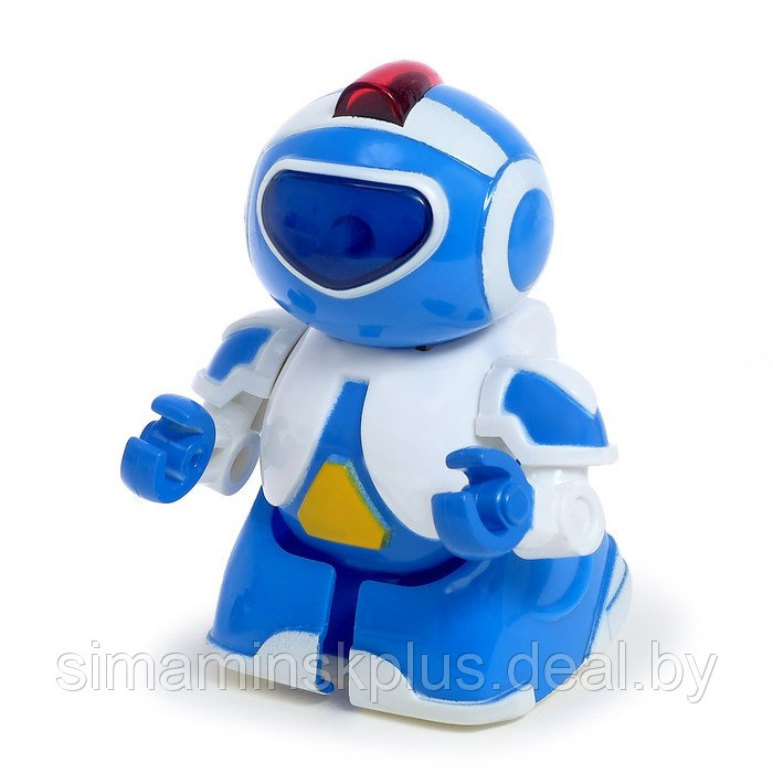 Робот радиоуправляемый «Минибот», световые эффекты, цвет синий - фото 4 - id-p199009962