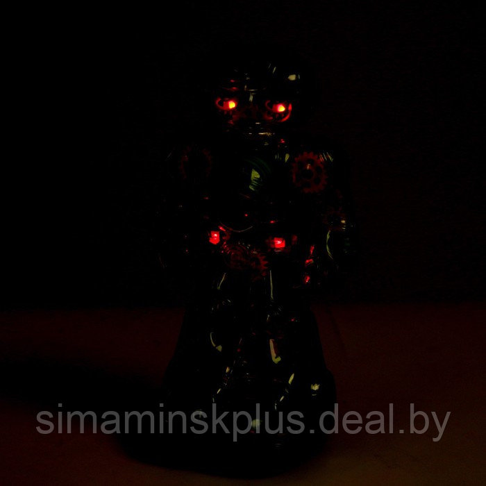Музыкальный робот «Робби», русское озвучивание, световые эффекты, цвет голубой - фото 4 - id-p199009973