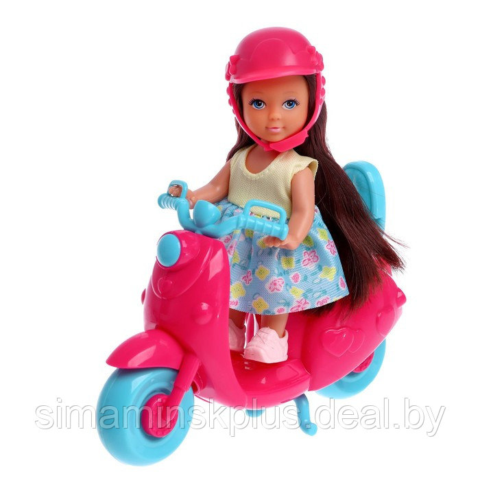 Кукла малышка Lyna с мопедом и аксессуарами, МИКС - фото 4 - id-p199006645