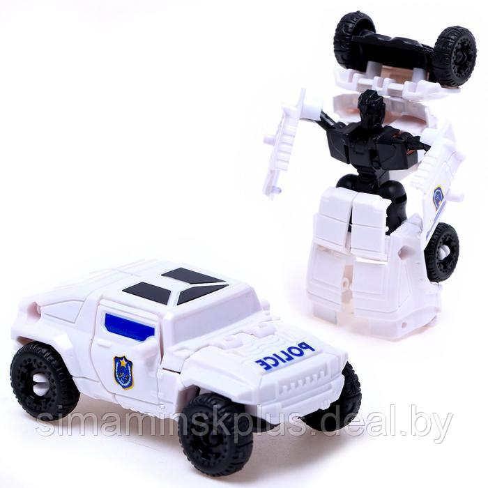 Набор роботов «Полицейский отряд», 5 трансформеров, собираются в 1 робота - фото 5 - id-p199010126