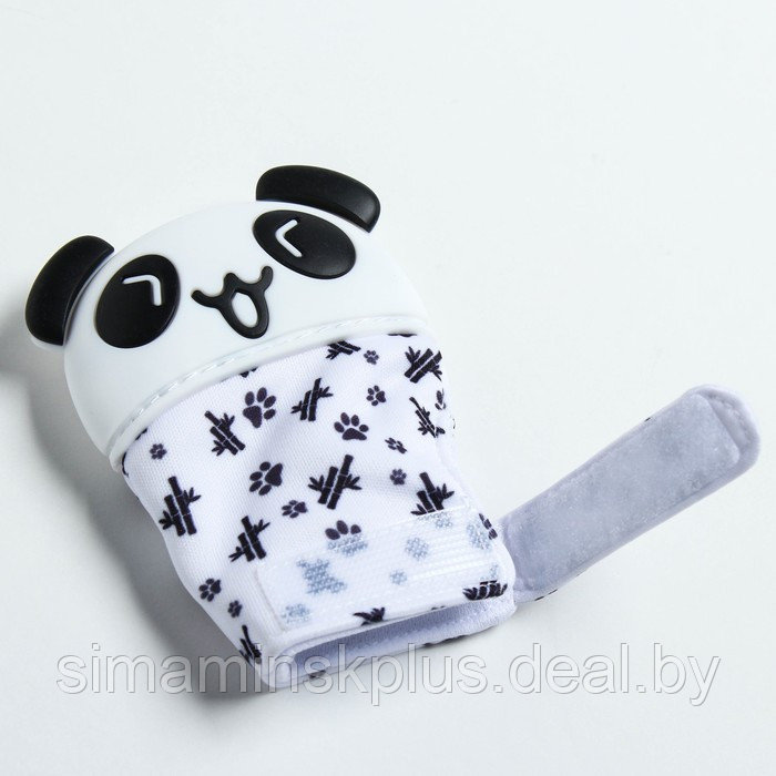 Прорезыватель рукавичка «Панда», на липучке - фото 8 - id-p199009190