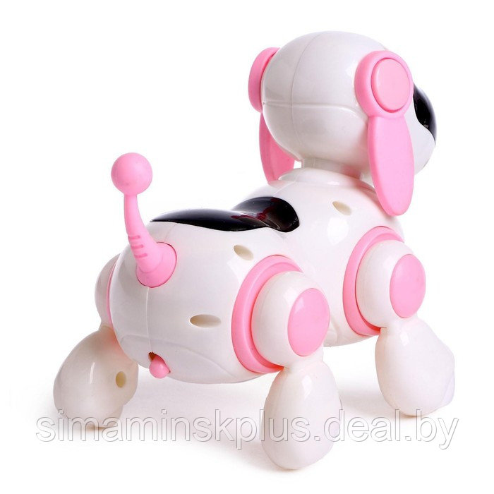 Собачка-робот «Умная Лотти», ходит, поёт, работает от батареек, цвет розовый - фото 3 - id-p199004548