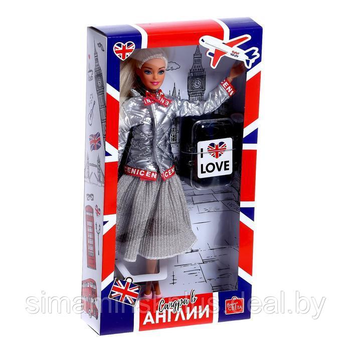 Кукла-модель шарнирная «Сандра в Англии» с аксессуарами, серия Вокруг света - фото 2 - id-p199006824