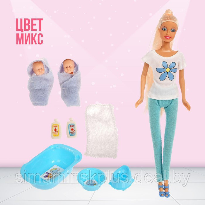 Кукла-модель «Лидия» с малышами и аксессуарами, МИКС - фото 5 - id-p199006833