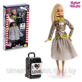Кукла-модель шарнирная «Элис в Нью-Йорке» с аксессуарами, серия Вокруг света