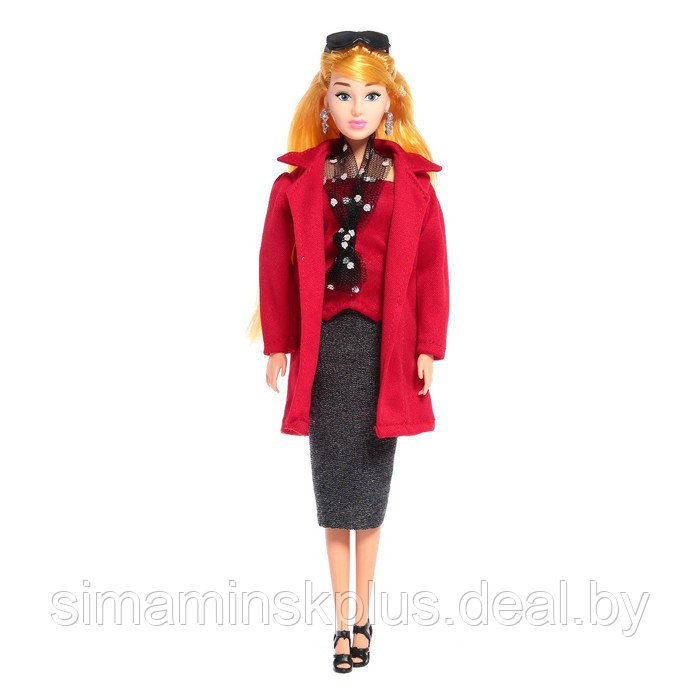 Кукла-модель шарнирная «Высокая мода», красный стиль - фото 2 - id-p199006875