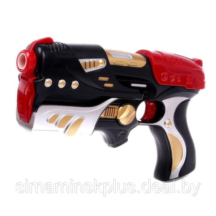 Набор игровой «Супергерой», маска, пистолет с пулями, мишень, цвета МИКС - фото 2 - id-p199010354