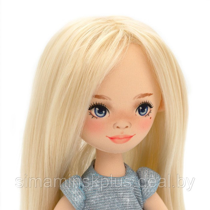 Мягкая кукла Mia «В голубом платье», 32 см - фото 6 - id-p199006925