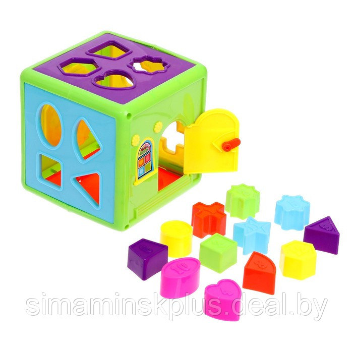 Развивающая игрушка сортер-каталка «Домик», цвета МИКС - фото 3 - id-p199008155