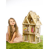 Конструктор «Кукольный домик», 2 этажа, фанера — 3 мм, фото 4