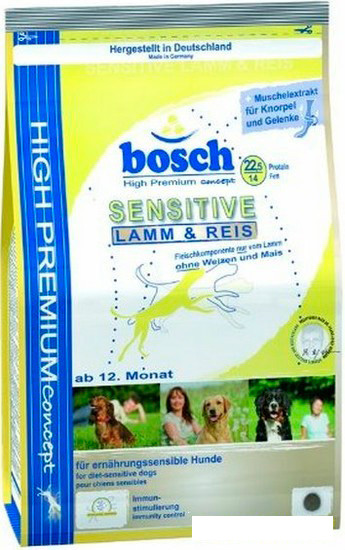 Корм для собак Bosch Sensitive Lamb & Rice 3 кг - фото 1 - id-p198947326