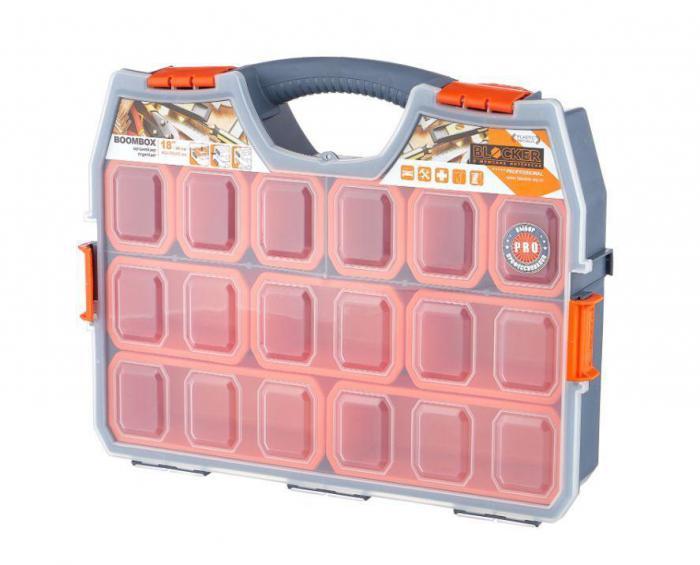 BLOCKER BR3772СРСВЦОР Boombox 18 /46 см серо-свинцовый/оранжевый