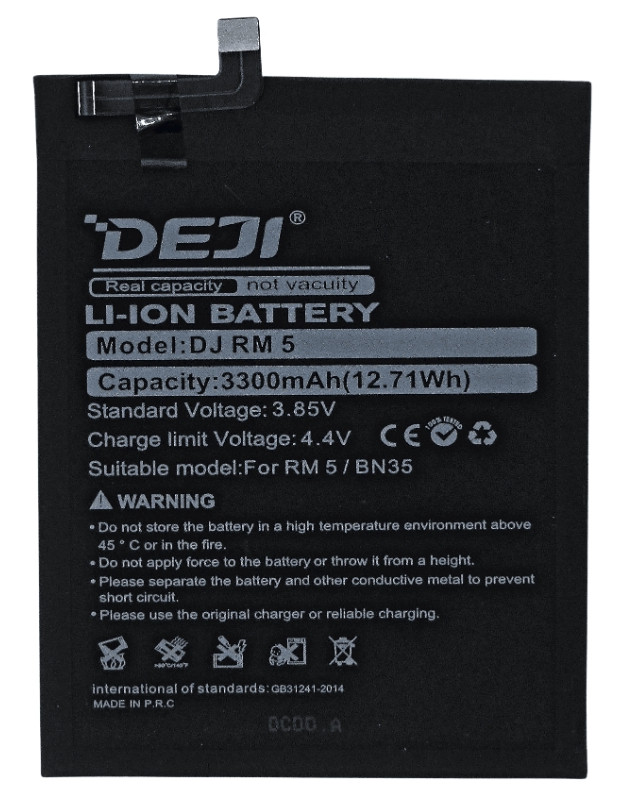 Аккумулятор (батарея) для Xiaomi Redmi 5 (BN35) - фото 1 - id-p199020093