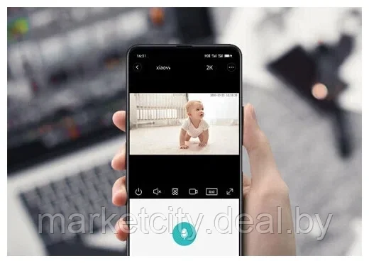Видеоняня Xiaomi Xiaovv Intelligent Baby Monitor 2K C1 (XVV-3130S-BM-C1) EU - фото 3 - id-p199025463