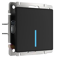 Сенсорный выключатель одноклавишный с функцией Wi-Fi (черный)