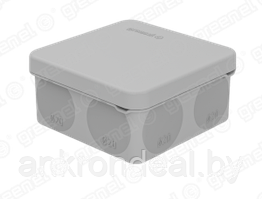 Коробка распределительная двухкомпонентная о/п  безгалогенная (HF) атмосферостойкая 80х80х40 мм, IP67 (60 шт.)