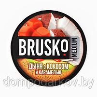 Бестабачная смесь Brusko "Дыня с кокосом и карамелью", 50 г, medium, фото 2