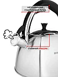 Чайник со свистком 2.3 л Hoffman HM-55113, фото 4