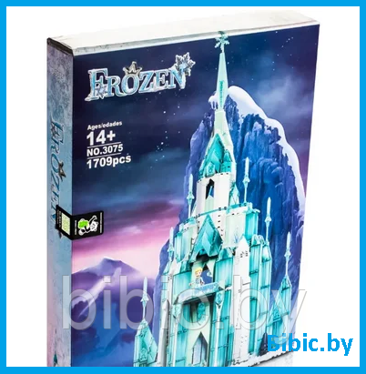 Детский конструктор для девочек Холодное сердце ледяной замок Эльзы frozen 3075, аналог лего lego