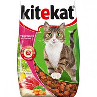 Корм KITEKAT 350гр для кошек телятина аппетитная