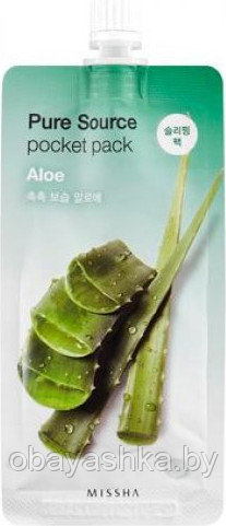 MISSHA Ночная маска для лица Pure Source Pocket Pack (Aloe) - фото 1 - id-p199052905