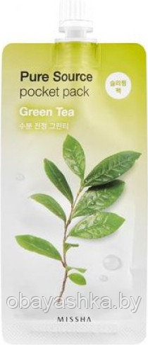 MISSHA Ночная маска для лица Pure Source Pocket Pack (Green Tea) - фото 1 - id-p199054417