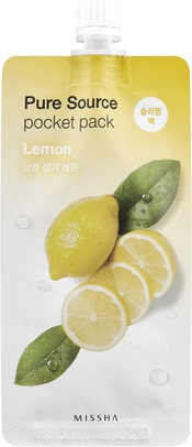 MISSHA Ночная маска для лица Pure Source Pocket Pack (Lemon) - фото 1 - id-p199059185