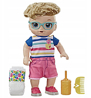 Кукла-мальчик со светлыми волосами "Baby Alive Step n Giggle"