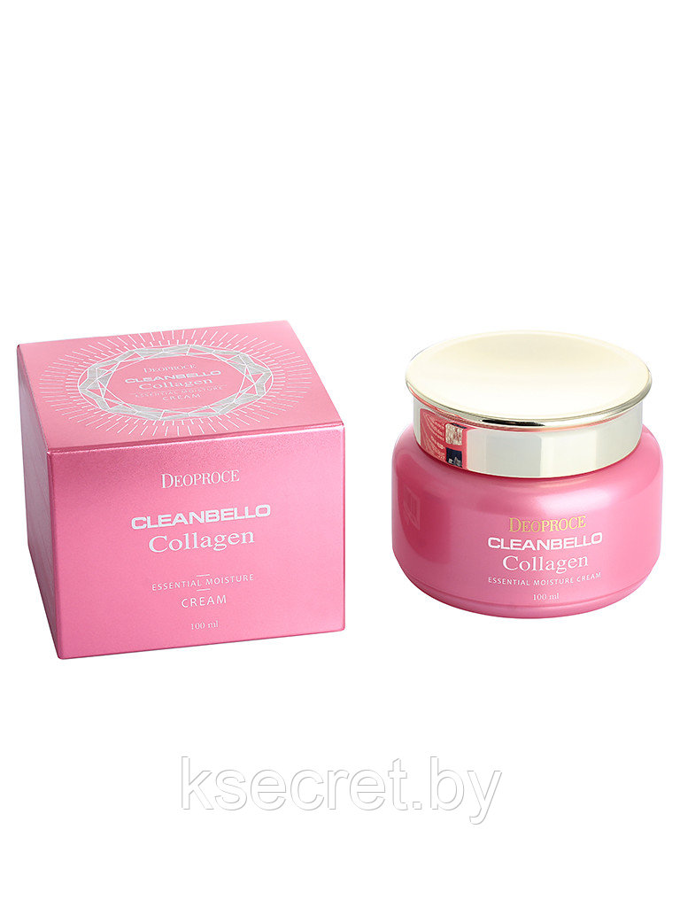 ДП COLLAGEN Крем для лица с коллагеном CLEANBELLO COLLAGEN ESSENTIAL MOISTURE CREAM 100ml - фото 3 - id-p199085494