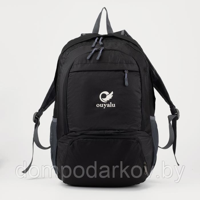 Рюкзак складной на молнии, цвет чёрный - фото 2 - id-p199085645