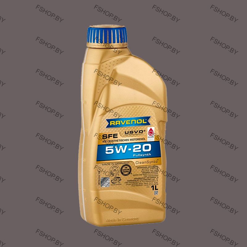 RAVENOL SFE 5w20 - 1 литров — ПАО Синтетическое моторное масло — Бензиновое-Дизельное