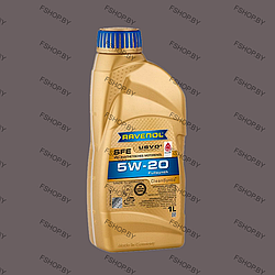 RAVENOL SFE 5w20 - 1 литров — ПАО Синтетическое моторное масло — Бензиновое-Дизельное