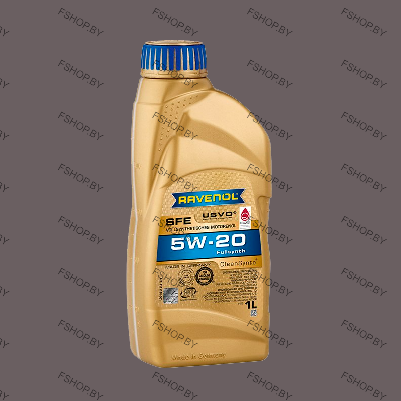 RAVENOL SFE 5w20 - 1 литров ПАО Синтетическое моторное масло Бензиновое-Дизельное - фото 1 - id-p199085745