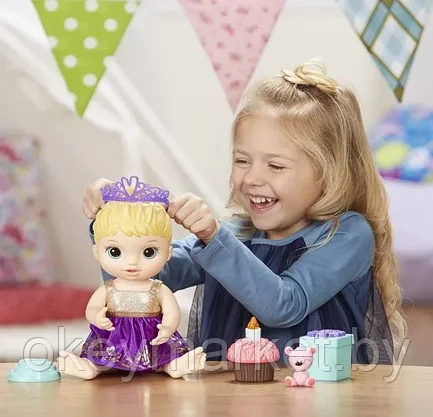 Кукла Baby Alive День рождения, E0596, фото 3