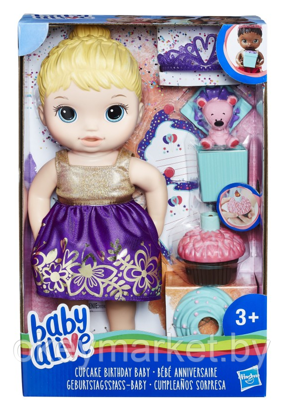 Кукла Baby Alive День рождения, E0596