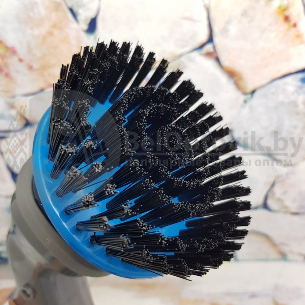 Универсальная многофункциональная беспроводная щётка для уборки Hurricane Muscle Scrubber (3 сменные насадки) - фото 9 - id-p199086030