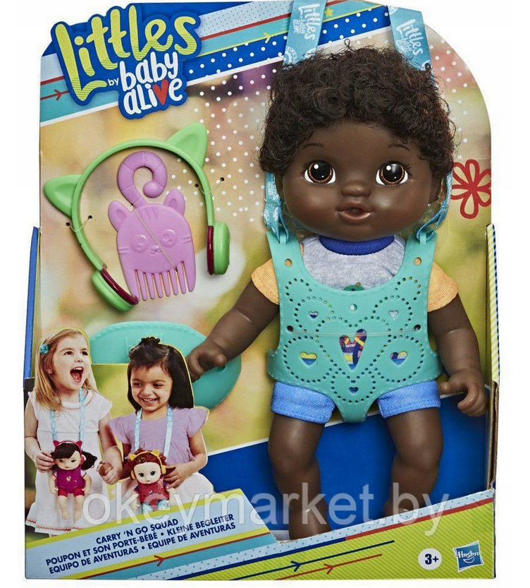 Кукла Baby Alive Малыш с кенгуру Hasbro E7177, фото 2