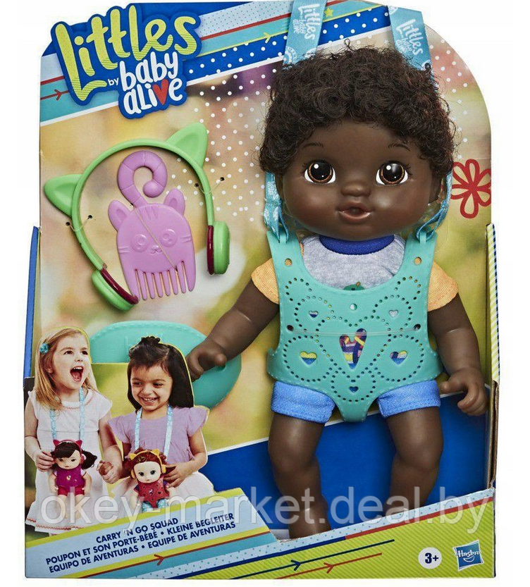 Кукла Baby Alive Малыш с кенгуру Hasbro E7177 - фото 1 - id-p199086440