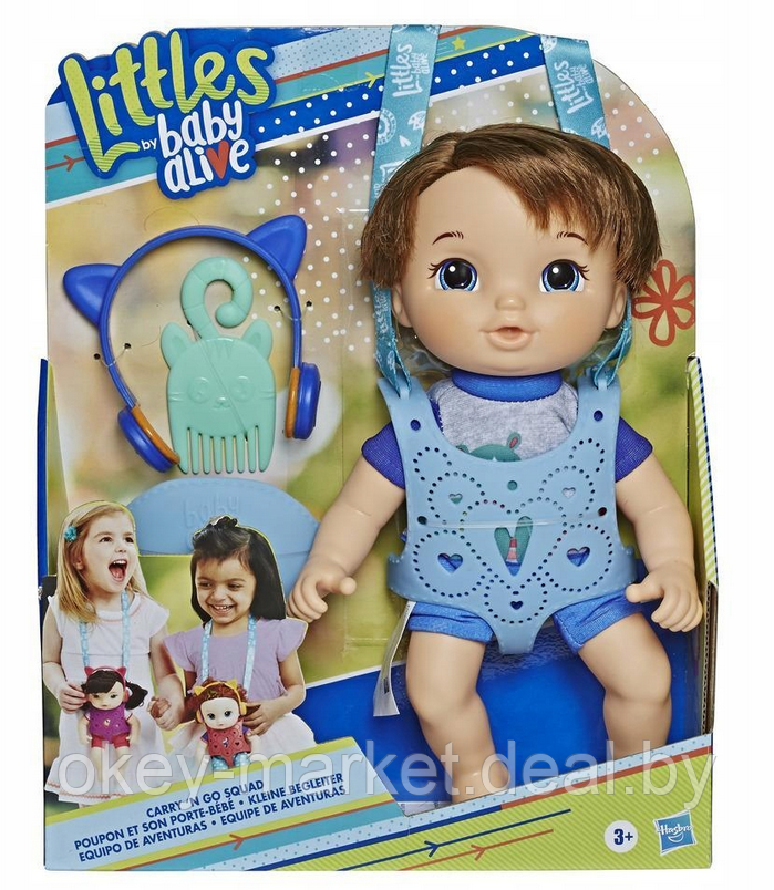 Кукла Baby Alive Малыш с кенгуру Hasbro E7178 - фото 1 - id-p199086689