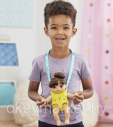 Кукла Baby Alive Малышка с кенгуру Hasbro E7179, фото 3