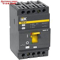 Выключатель автоматический IEK, трехполюсный, 100 А, ВА 88-32, SVA10-3-0100