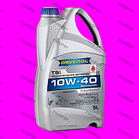 RAVENOL TSI 10w40 - 5 литров ПАО Полусинтетическое моторное масло Бензиновое-Дизельное