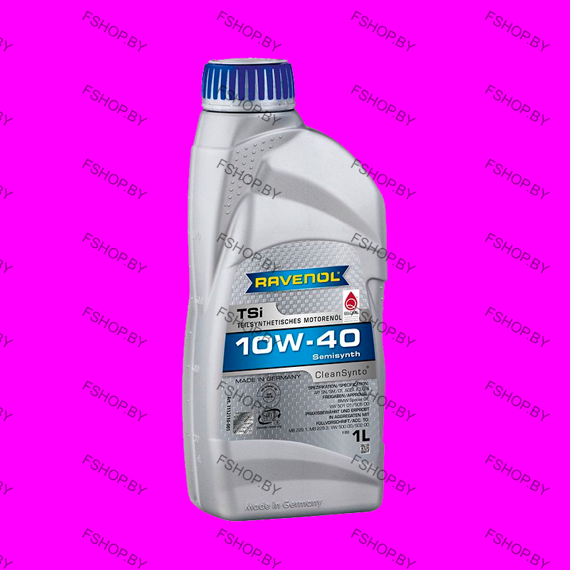 RAVENOL TSI 10w40 - 1 литр — ПАО Полусинтетическое моторное масло — Бензиновое-Дизельное