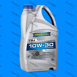 RAVENOL TSJ 10w30 - 5 литров — ПАО Полусинтетическое моторное масло — Бензиновое-Дизельное