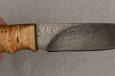 Кованые ножи Дамаская сталь