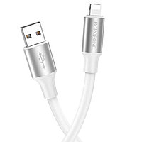 USB кабель Borofone BX82 Bountiful Lightning длина 1 метр (Белый)